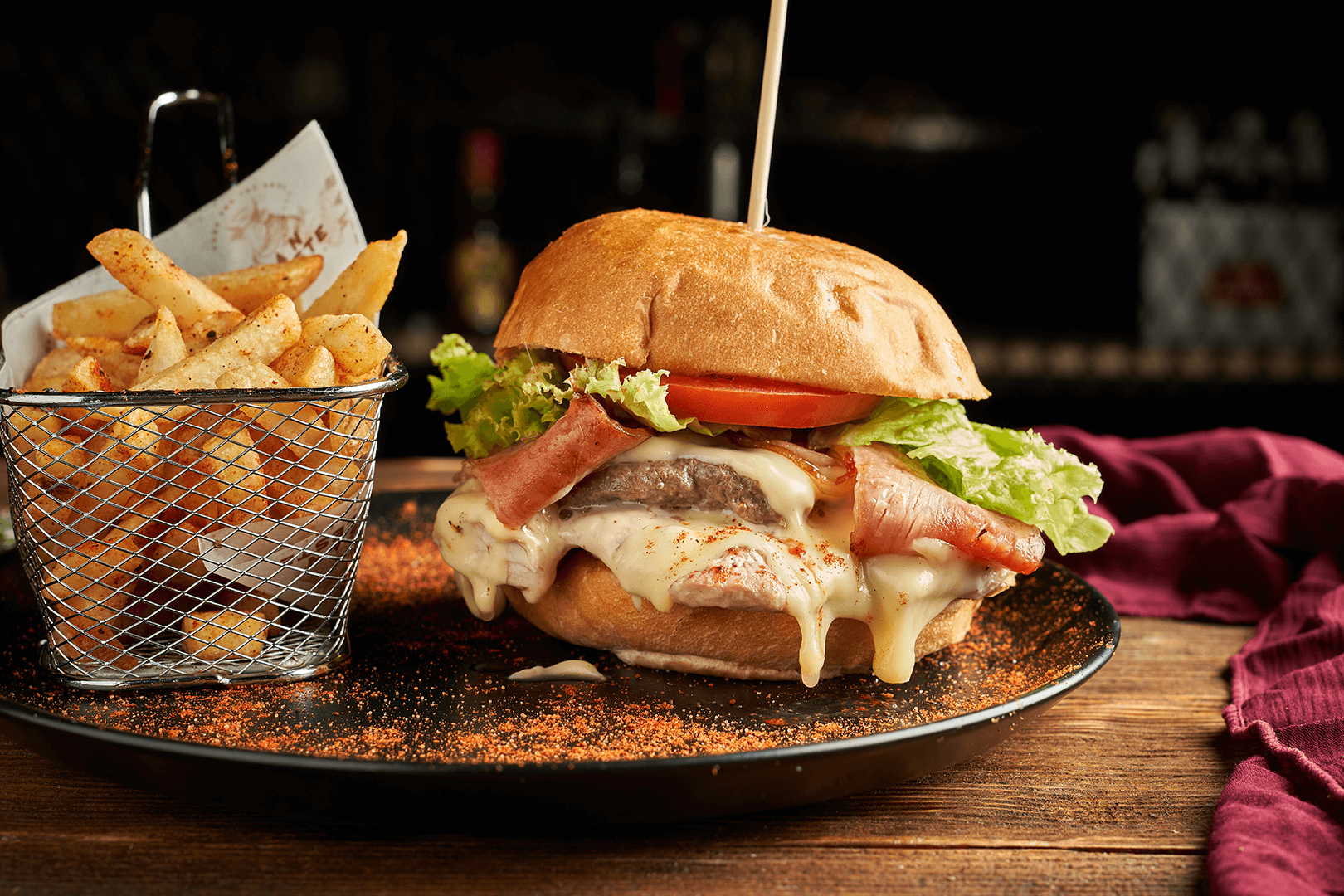 BURGER-MIXTA Artesanal Mixta Res-Pollo - Image 1