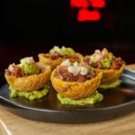 Montaditos de Costilla desmechado ahumada